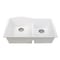 Nantucket Sinks 60/40 Double Bowl Undermount Granite Composite White PR6040-W-UM - alternate 3